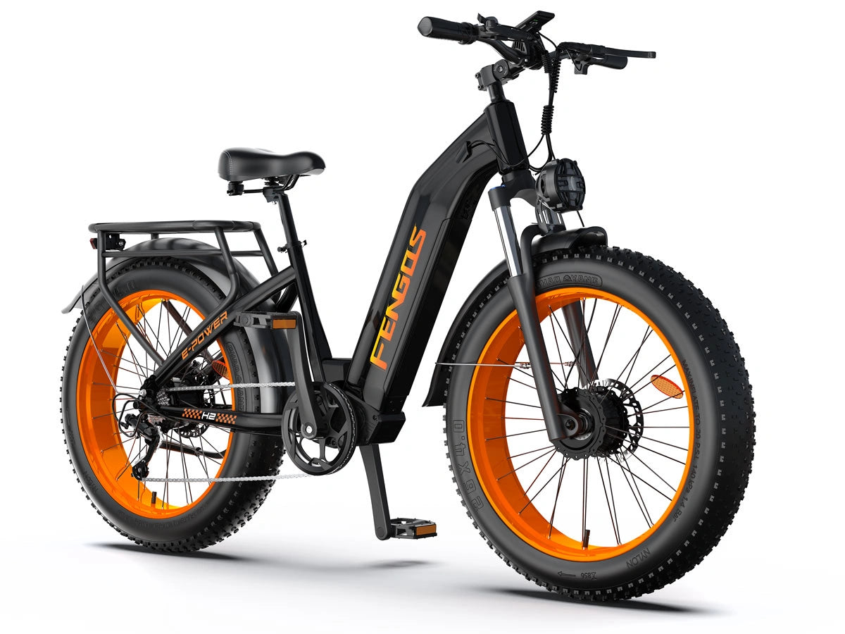 FENGQS H2 PRO -kaksinkertaisella moottorilla varustettu sähkömaastopyörä