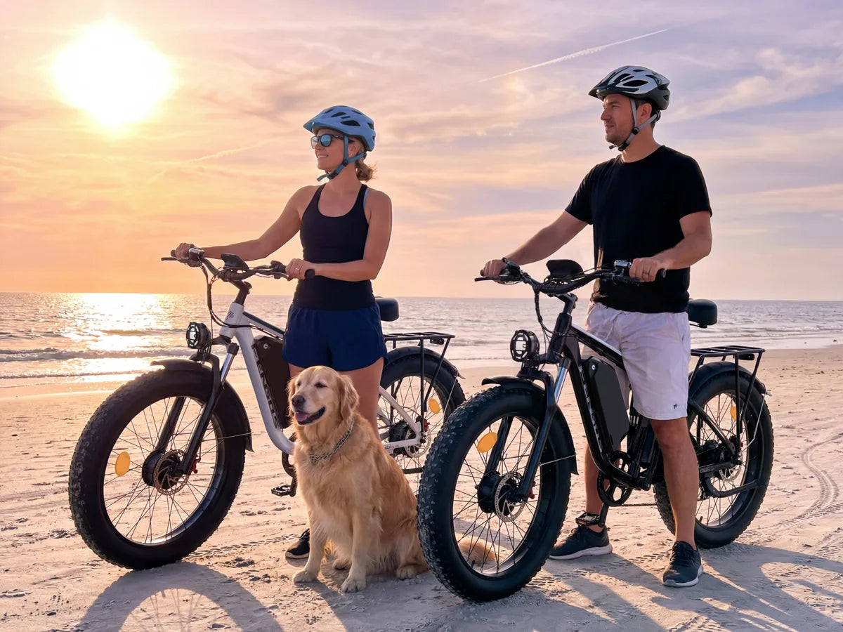 FENGQS Q8 Plus 26" Adult Fat Tyre Off-Road E-Bike